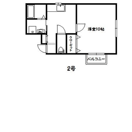 新光町 徒歩4分 2階の物件間取画像